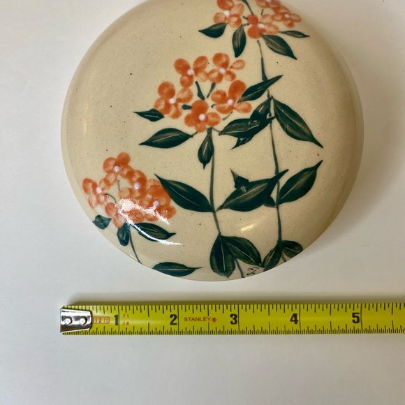 Kovack pottery bowl and trinket dish with lid Seagrove NC 3 piece signed - Picture 6 of 12